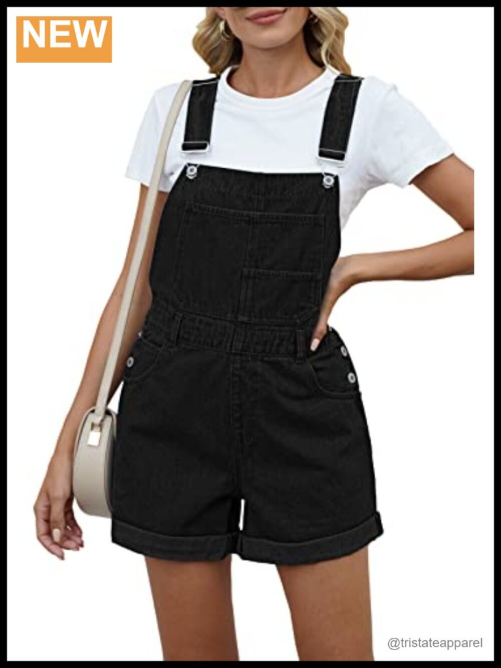Denim Shortalls Adjustable Straps Bib Overalls Romper